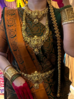 প্রিমিয়াম কাঞ্চিপুরাম শাড়ি - Premium Kanchipuram Saree - Image 3