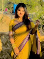 আড়ং কোয়ালিটি পিওর কটন [রানিং ব্লাউজ পিস সহ] C2025-S32 - Image 2