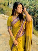 আড়ং কোয়ালিটি পিওর কটন [রানিং ব্লাউজ পিস সহ] C2025-S32 - Image 8