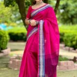 আড়ং কোয়ালিটি পিওর কটন [রানিং ব্লাউজ পিস সহ] C2025-S33 - Image 3