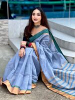 আড়ং কোয়ালিটি পিওর কটন [রানিং ব্লাউজ পিস সহ] C2025-S36
