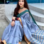 আড়ং কোয়ালিটি পিওর কটন [রানিং ব্লাউজ পিস সহ] C2025-S35 - Image 3