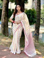 আড়ং কোয়ালিটি পিওর কটন [রানিং ব্লাউজ পিস সহ] C2025-S37