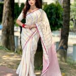 আড়ং কোয়ালিটি পিওর কটন [রানিং ব্লাউজ পিস সহ] C2025-S38 - Image 2