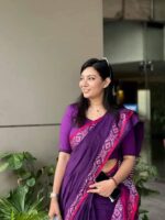 আড়ং কোয়ালিটি পিওর কটন [রানিং ব্লাউজ পিস সহ] C2025-S43 - Image 6