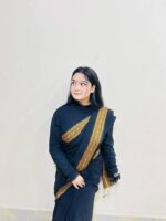 আড়ং কোয়ালিটি পিওর কটন [রানিং ব্লাউজ পিস সহ] C2025-S44 - Image 2