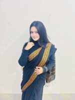 আড়ং কোয়ালিটি পিওর কটন [রানিং ব্লাউজ পিস সহ] C2025-S44 - Image 6