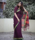 আড়ং কোয়ালিটি পিওর কটন [রানিং ব্লাউজ পিস সহ] C2025-S18