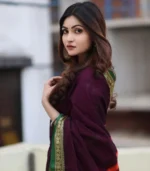 আড়ং কোয়ালিটি পিওর কটন [রানিং ব্লাউজ পিস সহ] C2025-S18 - Image 2