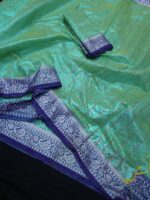 ভাইরাল লামা সিল্ক সেমি মসলিন শাড়ি - Image 2