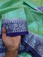 ভাইরাল লামা সিল্ক সেমি মসলিন শাড়ি - Image 4