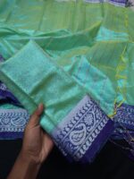 ভাইরাল লামা সিল্ক সেমি মসলিন শাড়ি