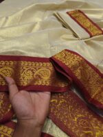 ভাইরাল লামা সিল্ক সেমি মসলিন শাড়ি - Image 3