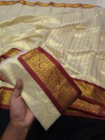 ভাইরাল লামা সিল্ক সেমি মসলিন শাড়ি - Image 4